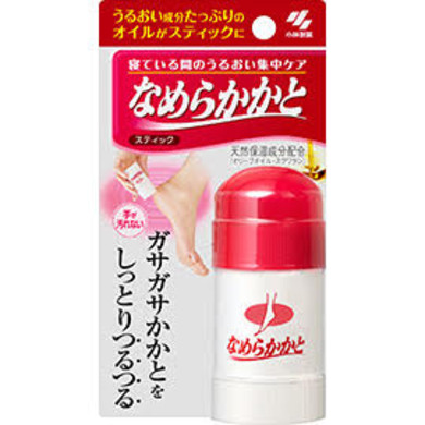 КРЕМ-СТИК ДЛЯ УХОДА ЗА ГРУБОЙ КОЖЕЙ ПЯТОК, ЛОКТЕЙ И КОЛЕНЕЙ KOBAYASHI SMOOTH HEEL STICK